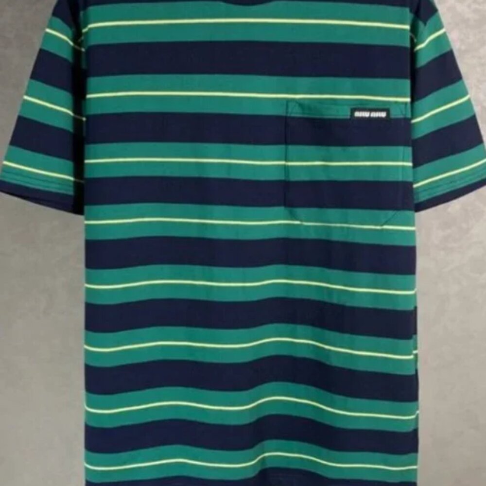 Miu Miu  Women Fashion Trend Green Top-86